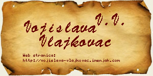 Vojislava Vlajkovac vizit kartica